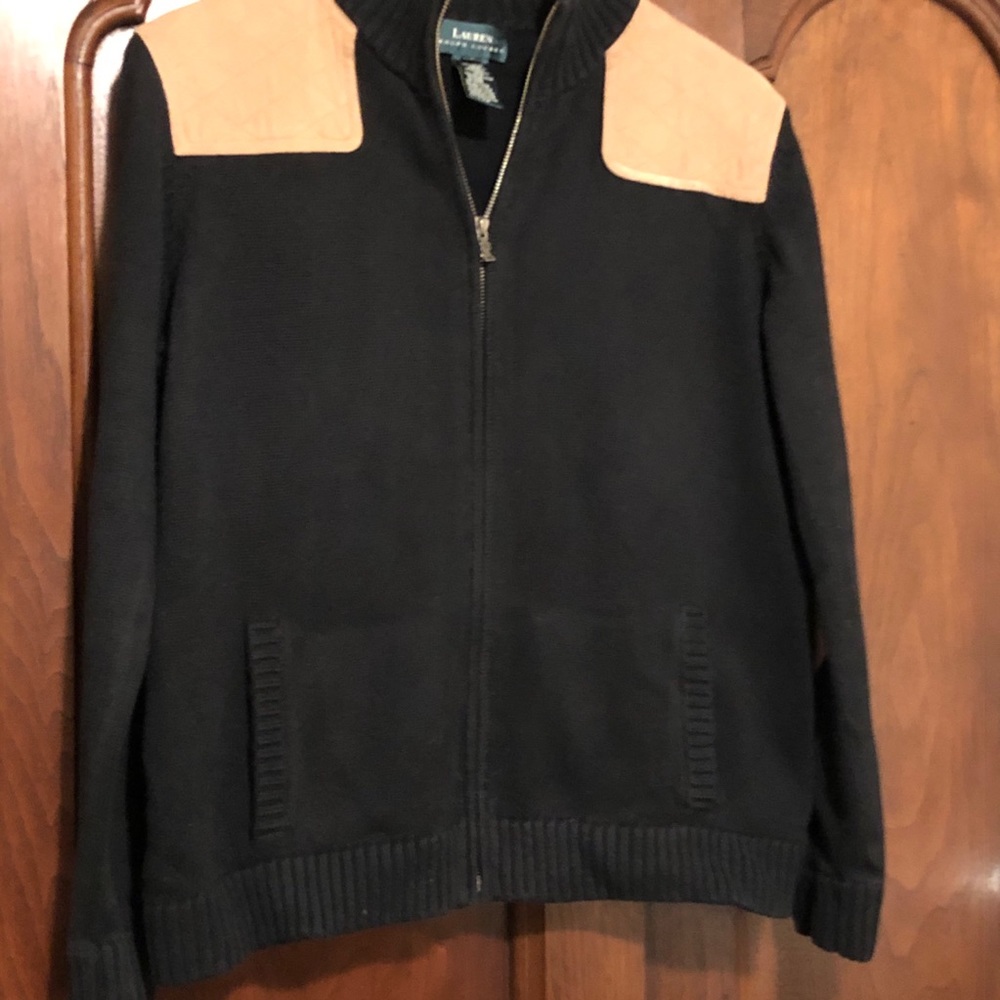 Ralph Lauren Elbow and Shoulder Patch Sweater - L
